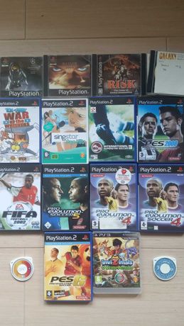 Lote de jogos Playstation PSP, PS1, PS2, PS3