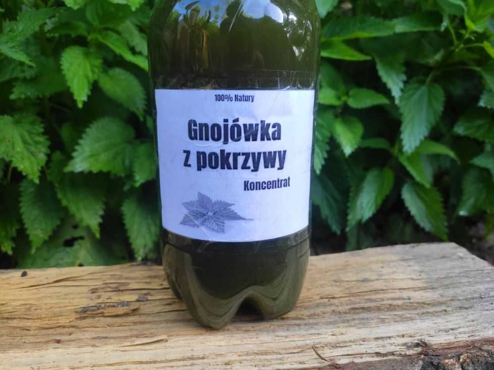 Koncentrat 100% naturalny nawóz gnojówka z pokrzyw 4,5l pokrzywa