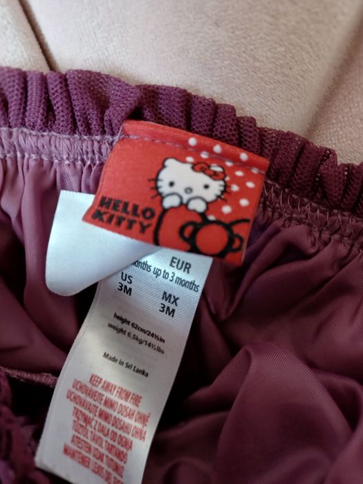 Tiulowa spódniczka kilkuwarstwowa 3 miesiace