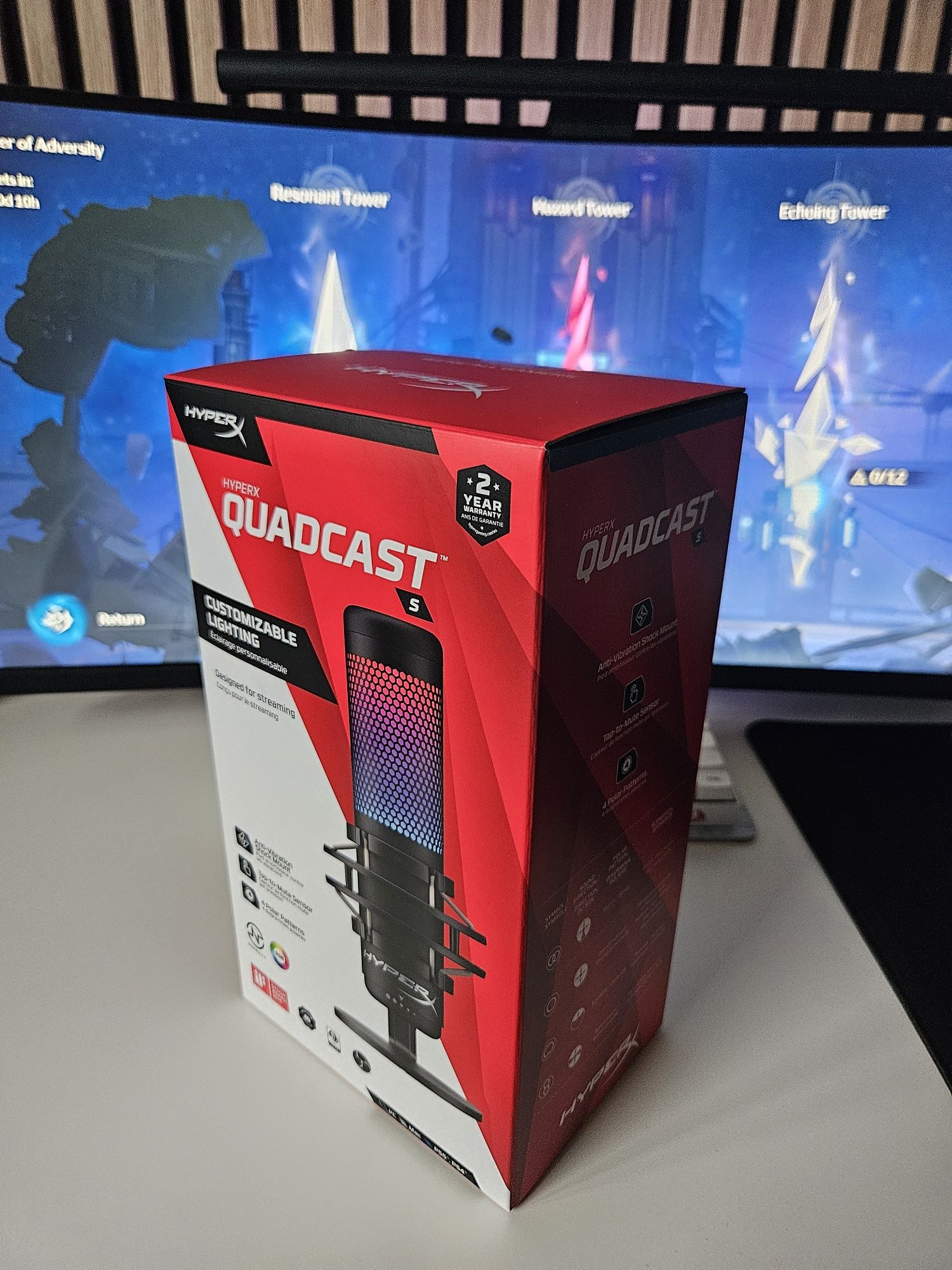 Mikrofon hyperx quadcast s