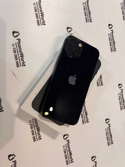 Zadbany iPhone 13 mini 128GB 100% Czarny Gwarancja PhoneWorld