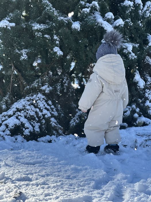 Зимрвий утепленний комбінезон 74 розмір