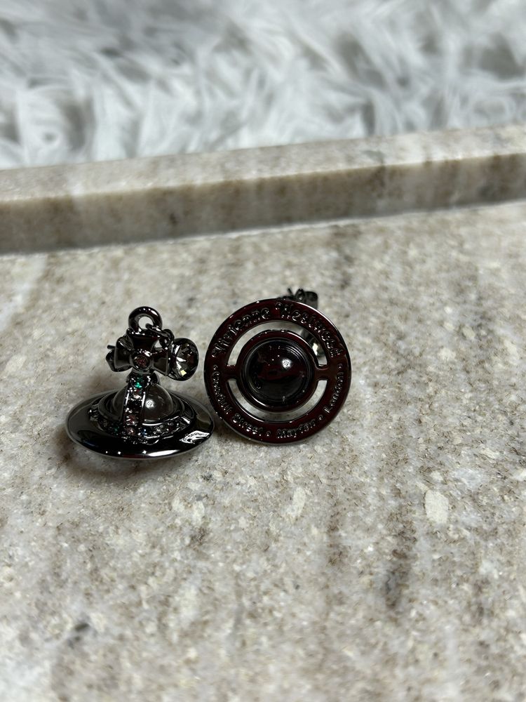 Серьги Vivienne Westwood new petite orb earings сережки