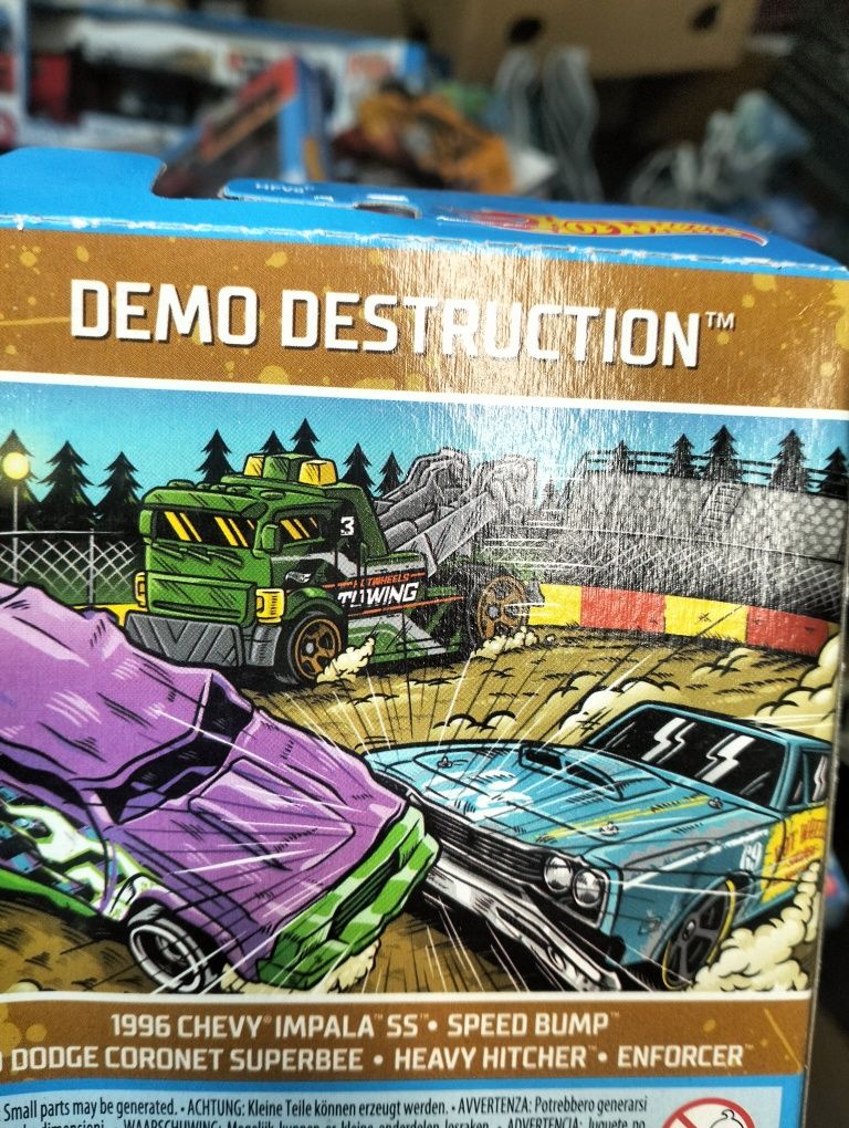 Hot Wheels 5 pak demo destruction  autka resorki