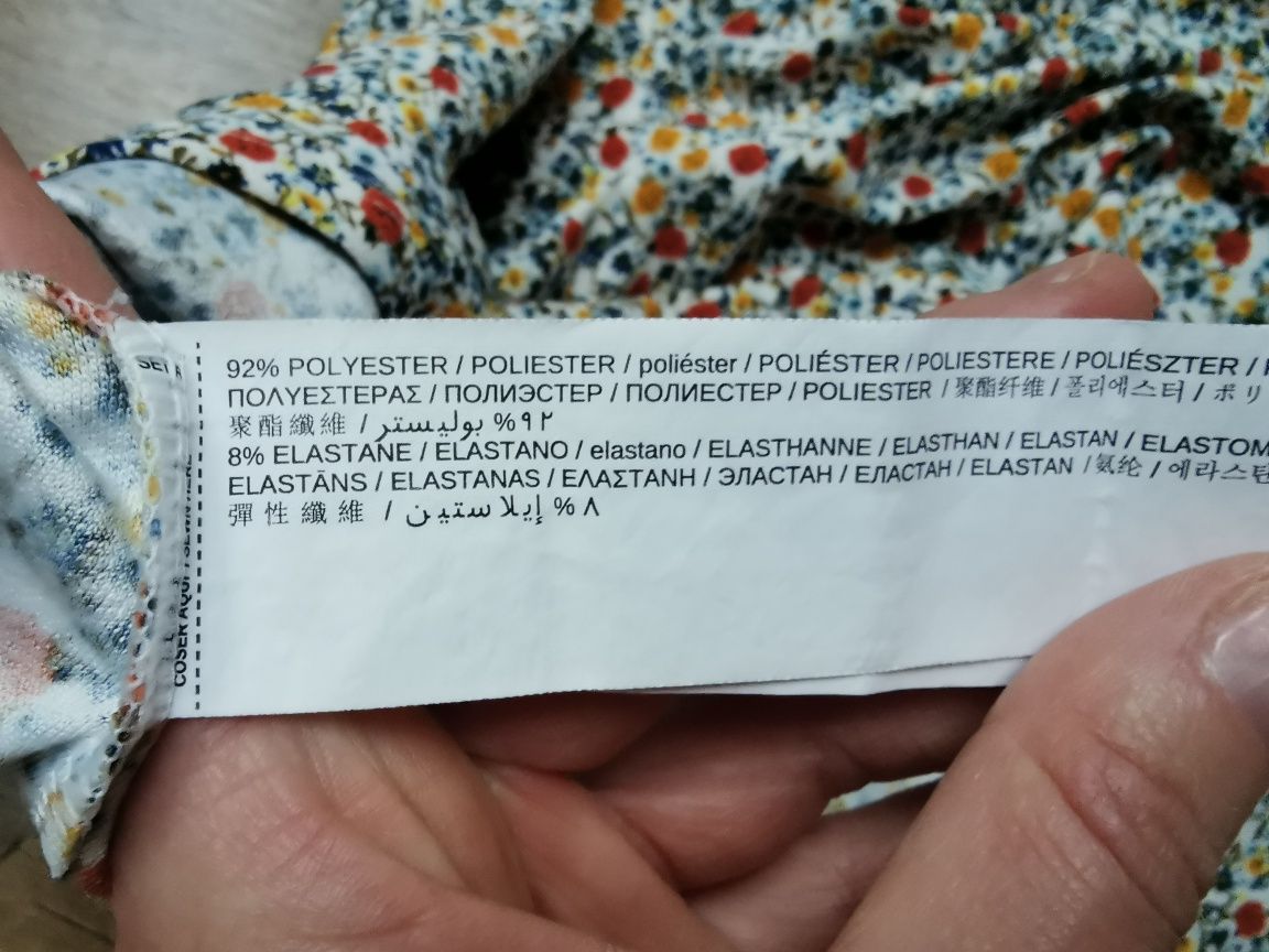 Sukienka wiosna lato Mango 36 S kwiatki