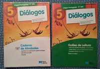 "Diálogos Língua Portuguesa 5ºAno" Caderno Atividades + Guiões Leitura