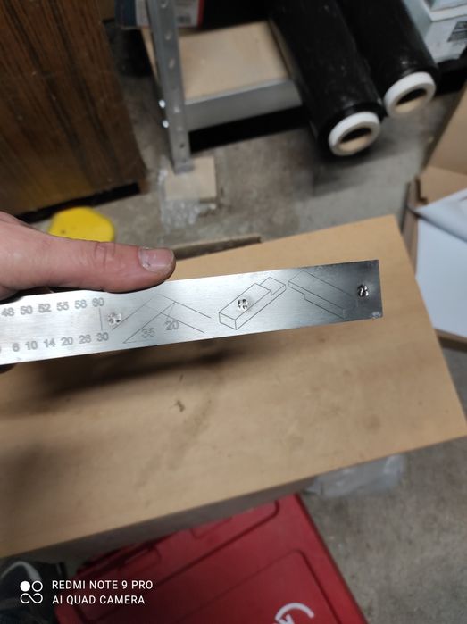 Kątownik ciesielski XL k 35 alfa do kulawek