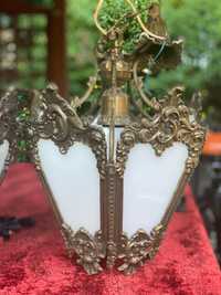 Mosiężna Lampa/Żyrandol Pałacowy
