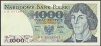 Polska 1000 złotych 1982 - Mikołaj Kopernik - stan bankowy UNC