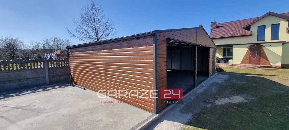 Garaż blaszany 9x6m*PRODUCENT* profil*WYBIERZ JAKOŚĆ* całe ŁÓDZKIE*