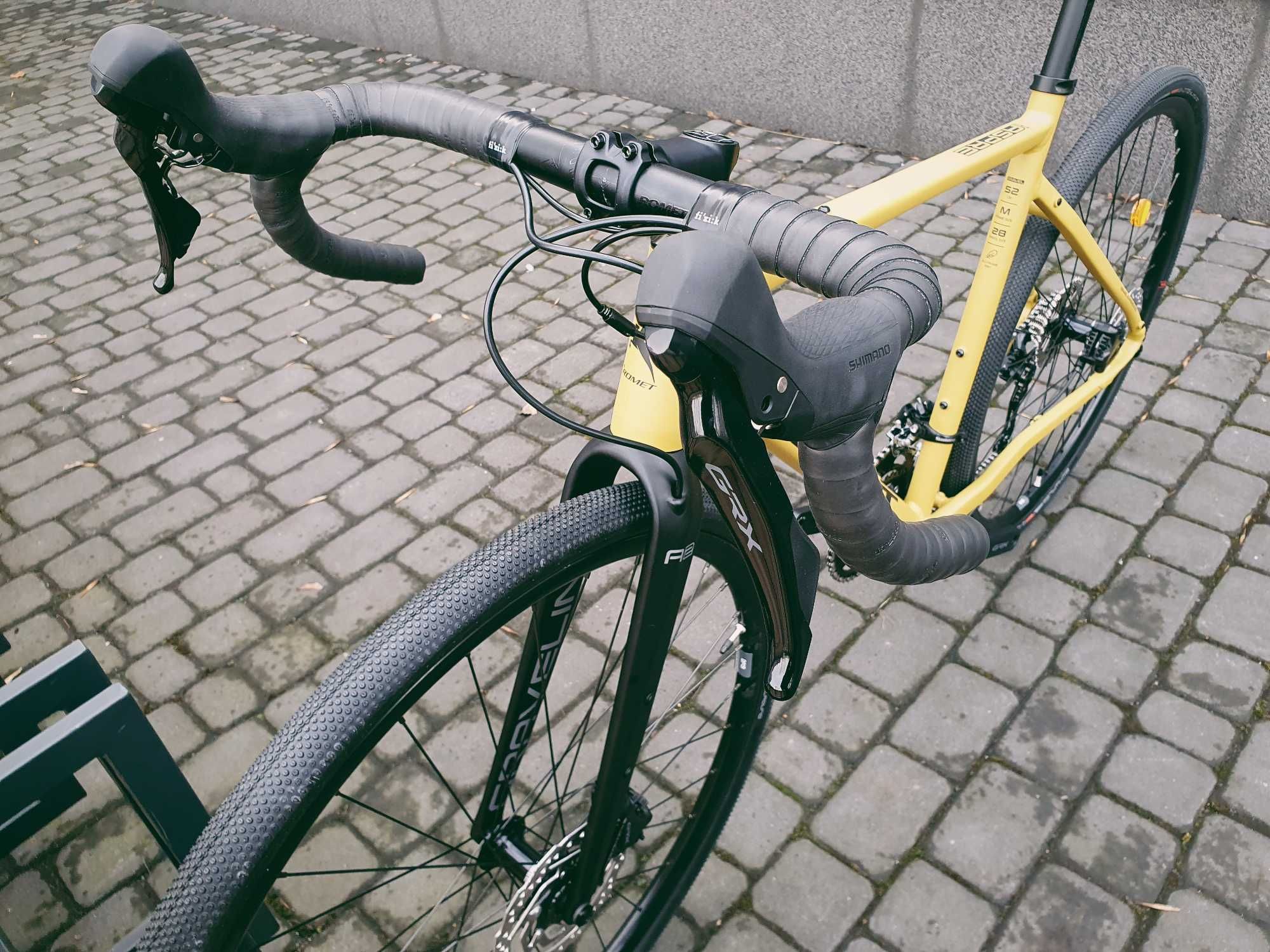 Romet Aspre 2.0, żółty, rozm. 48, 54, 56, gravel, shimano grx, 2024