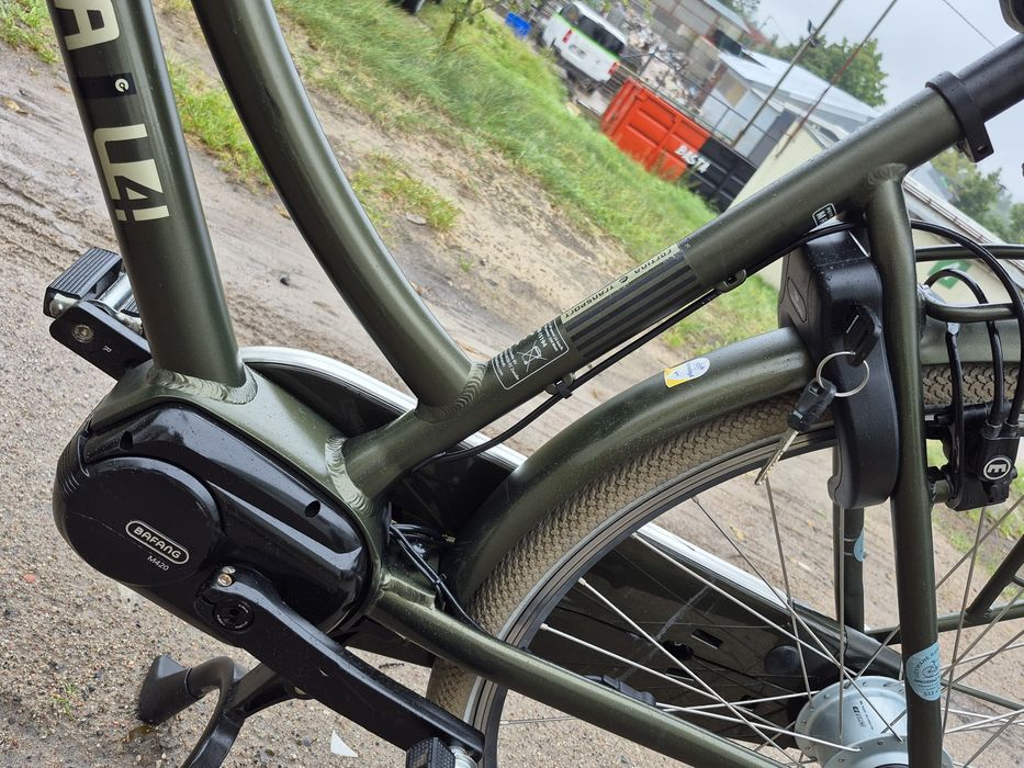 Rower damka damski elektryczny elektryk  Bafang jak Nowy Nexus 8 retro