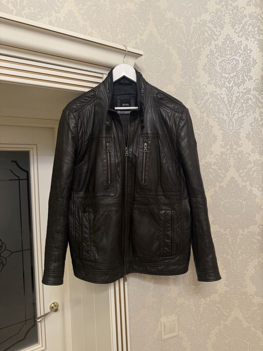 Hugo Boss куртка шкіряна чоловіча