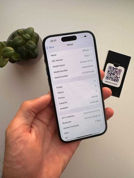 Iphone 14 pro 128 gb, акб 92, айфон 14 про 128