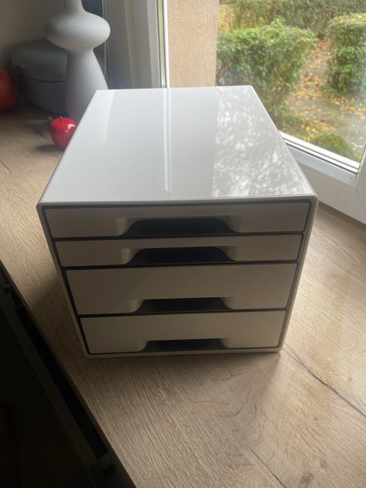 Leitz organizer, kontenerek, pojemnik na dokumenty