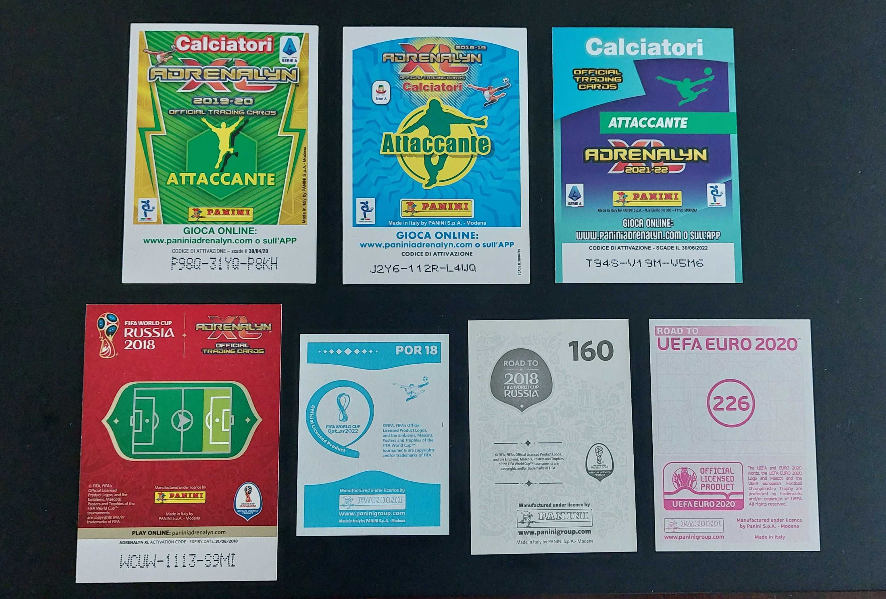 Cristiano Ronaldo Cards&Cromos: Juventus & Portugal (ler descrição)