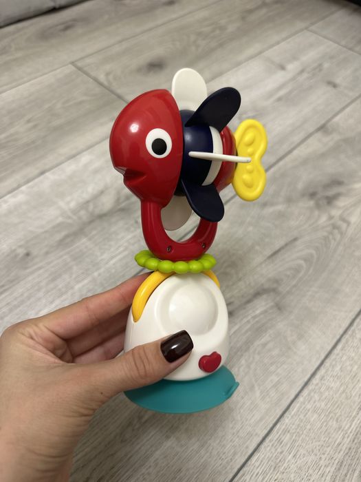 Брязкальце на присосці 2в1 HOLA Круть-верть рибка , гризунець