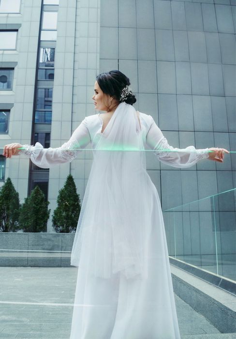 Весільна сукня, сукня на розпис