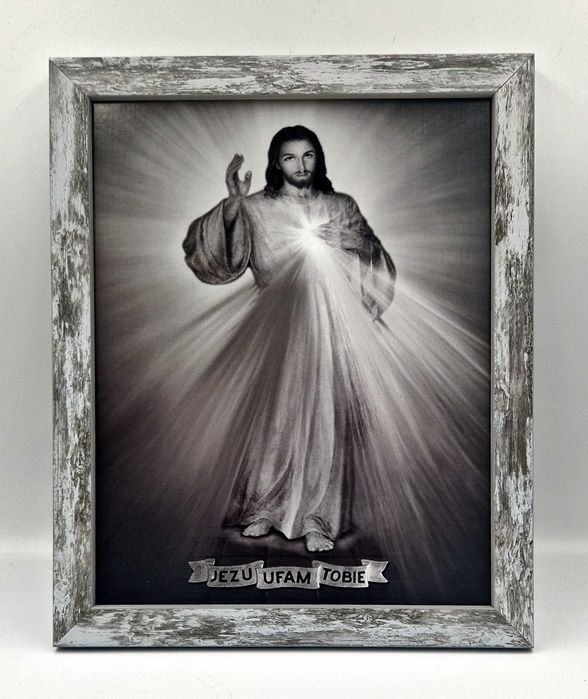 Obraz Jezu Ufam Tobie, obraz do zawieszenia, obraz na ścianę, prezent