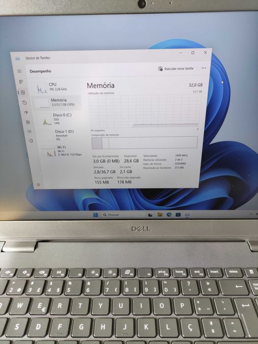 Portátil DELL - Intel i7-1165G7 | 32GB RAM