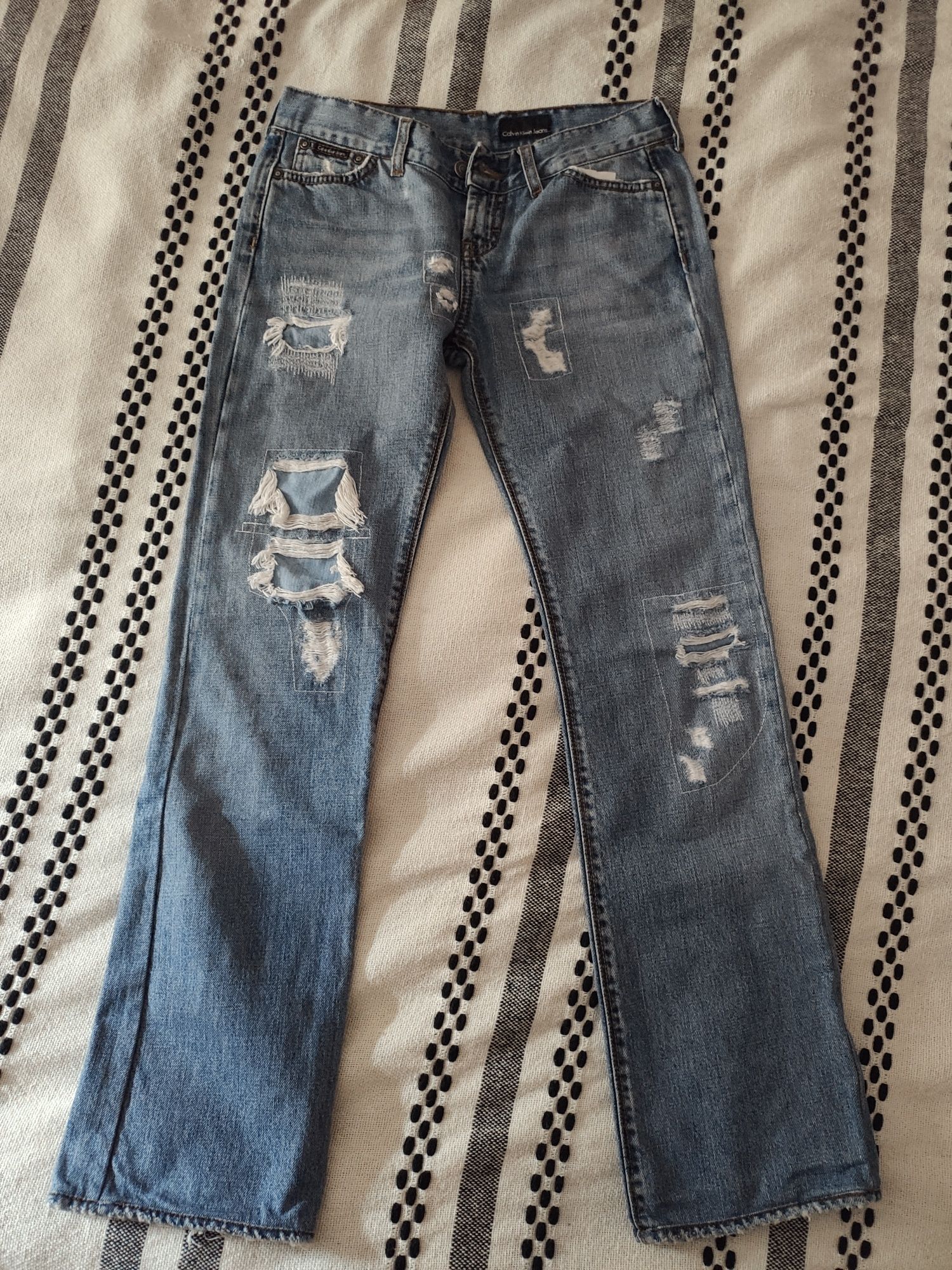 Vintage slim high jeans calvin klein