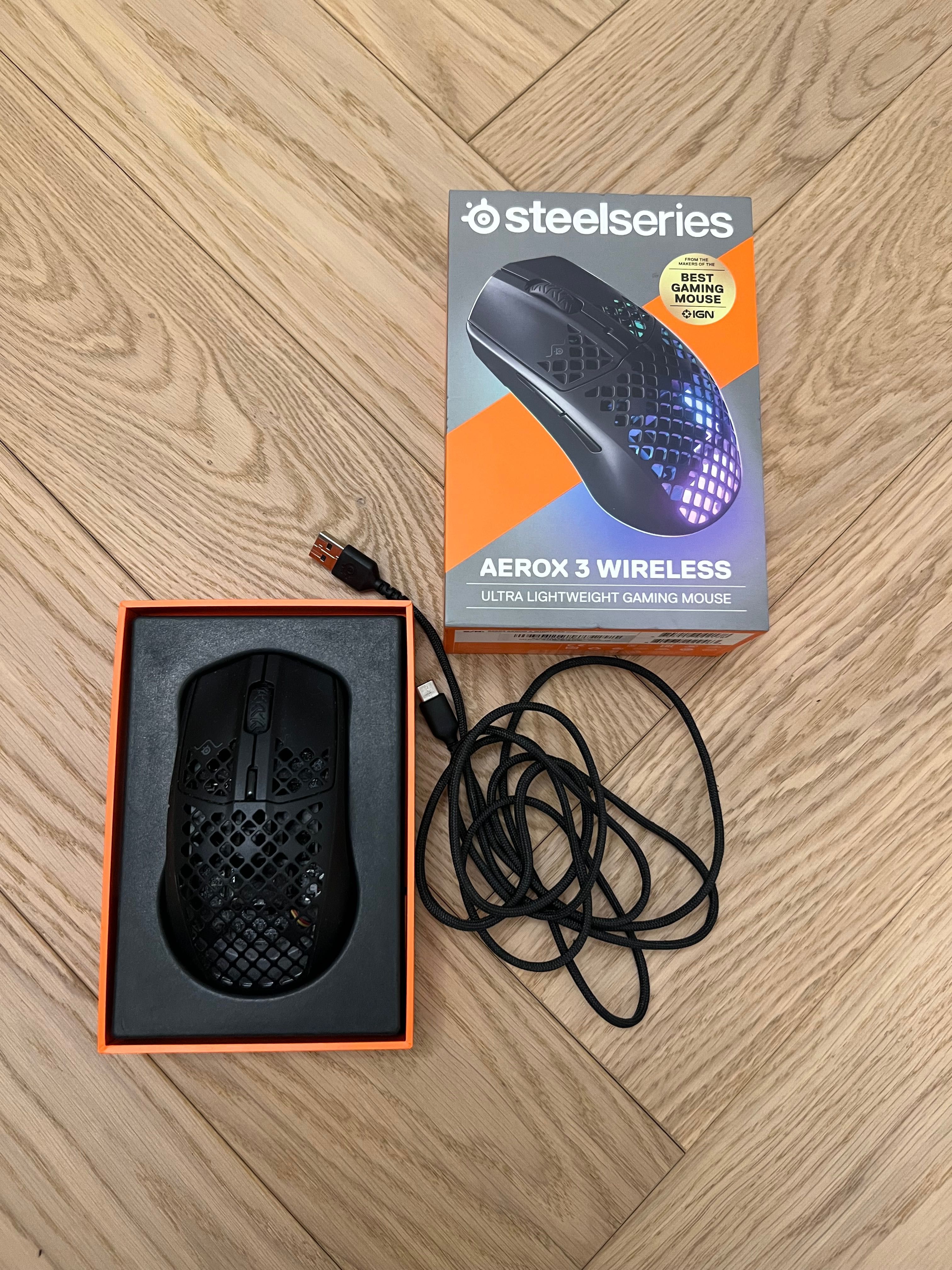 SteelSeries Aero 3 wireless myszka bezprzewodowa