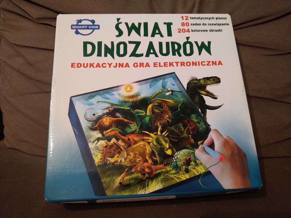 Świat dinozaurów gra edukacyjna elektroniczna