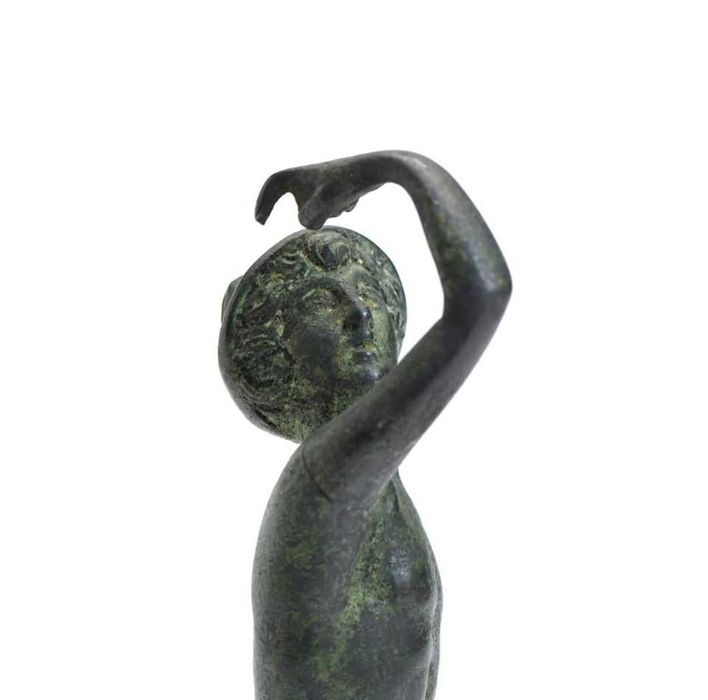 Estatueta de Mercurio da época Romana em bronze