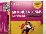 T-mobile Czeska karta Prepaid SIM BEZ REJESTRACJI 10 Kč