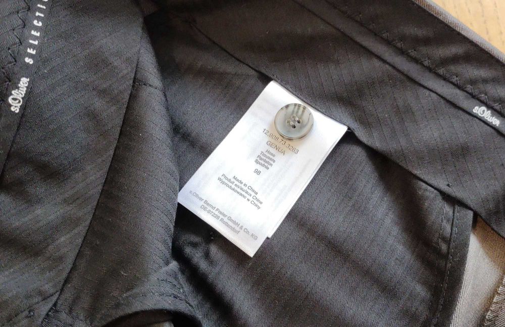 Garnitur męski s.Oliver wełniany