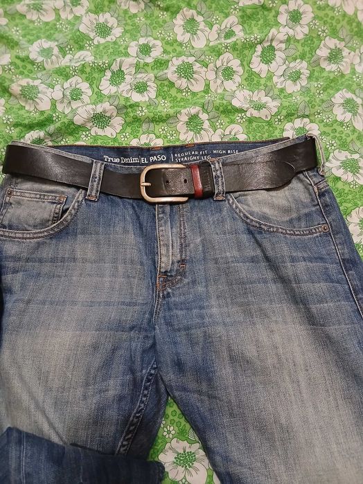 Ремень шкiряний  Mustang