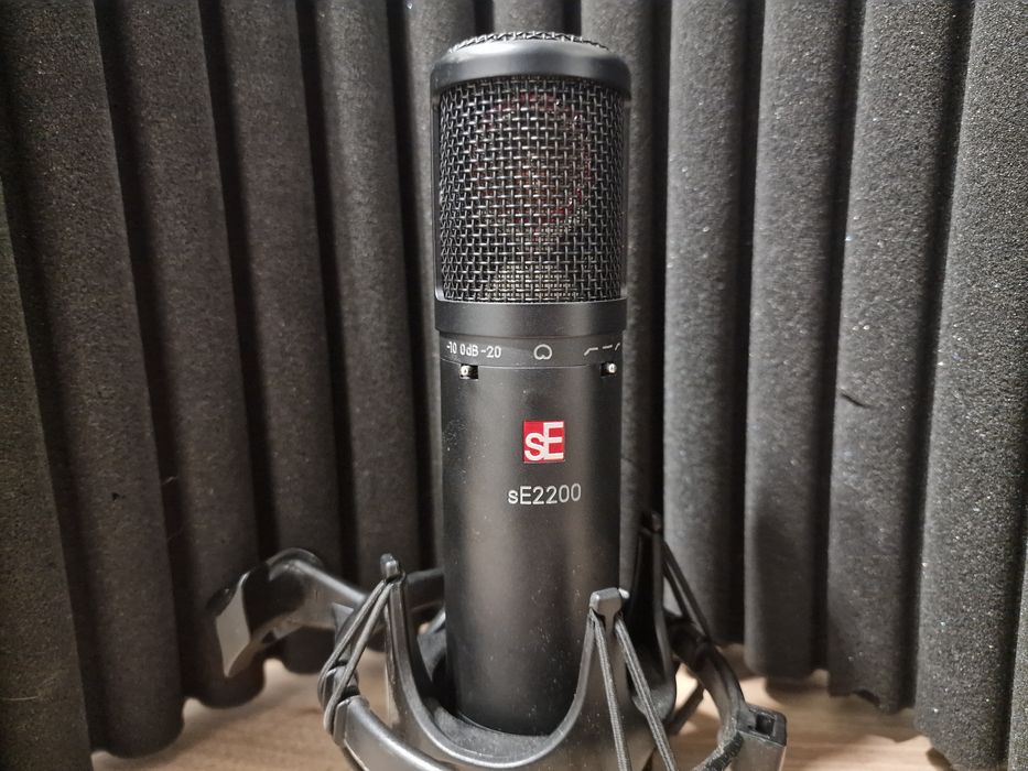 Mikrofon SE2200 + Kabinka SE + statyw