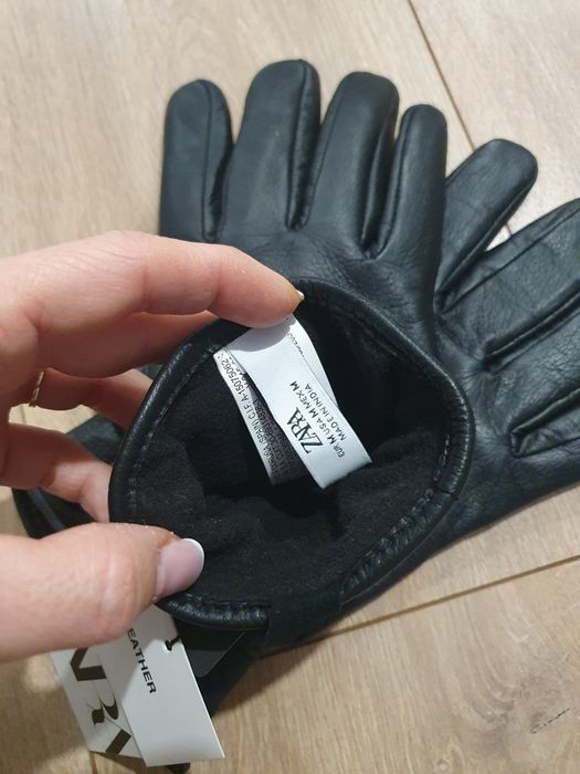 Rękawiczki skórzane Zara M idealne na prezent