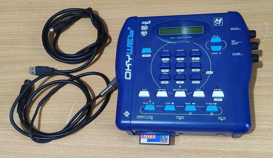 Leitor Backing Track OKYWEB M-Live