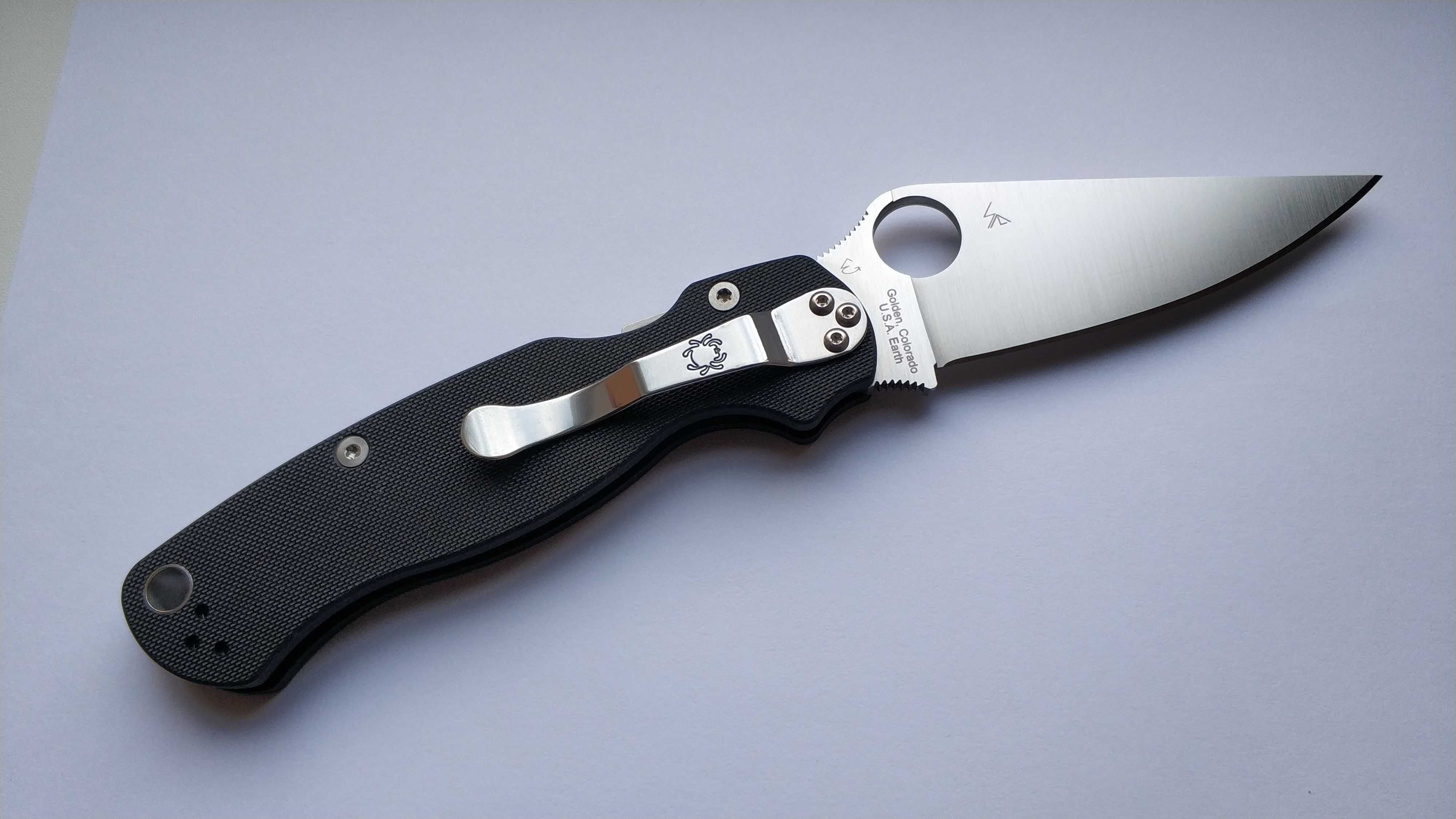 Spyderco Para Military 2 G-10 black