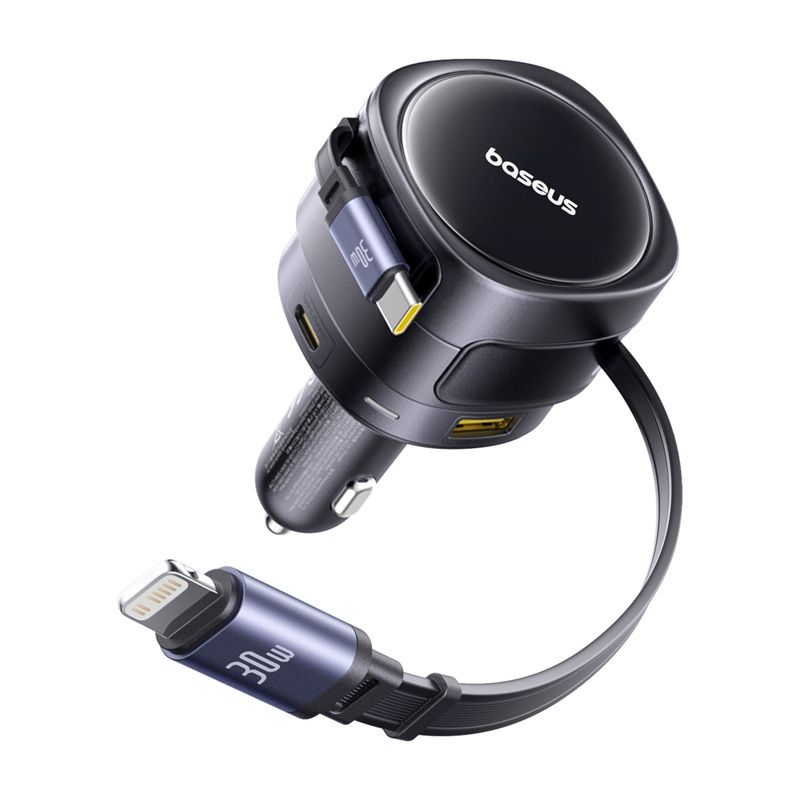 Ładowarka Samochodowa Baseus 90W 4Xusb C+Lightning Do Aut 12-24V