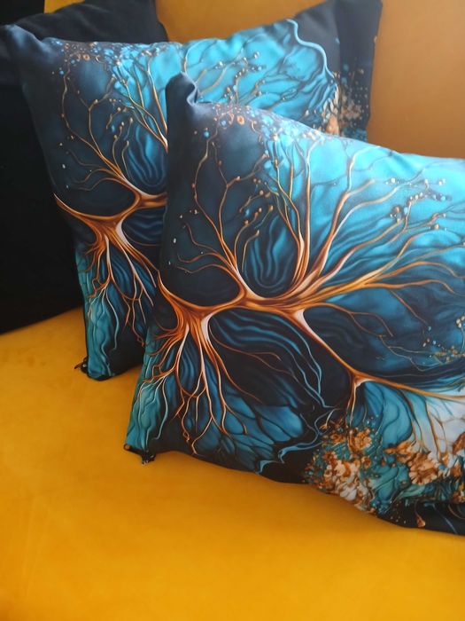 Zaslona 2sztuki+2poszewki na poduszki