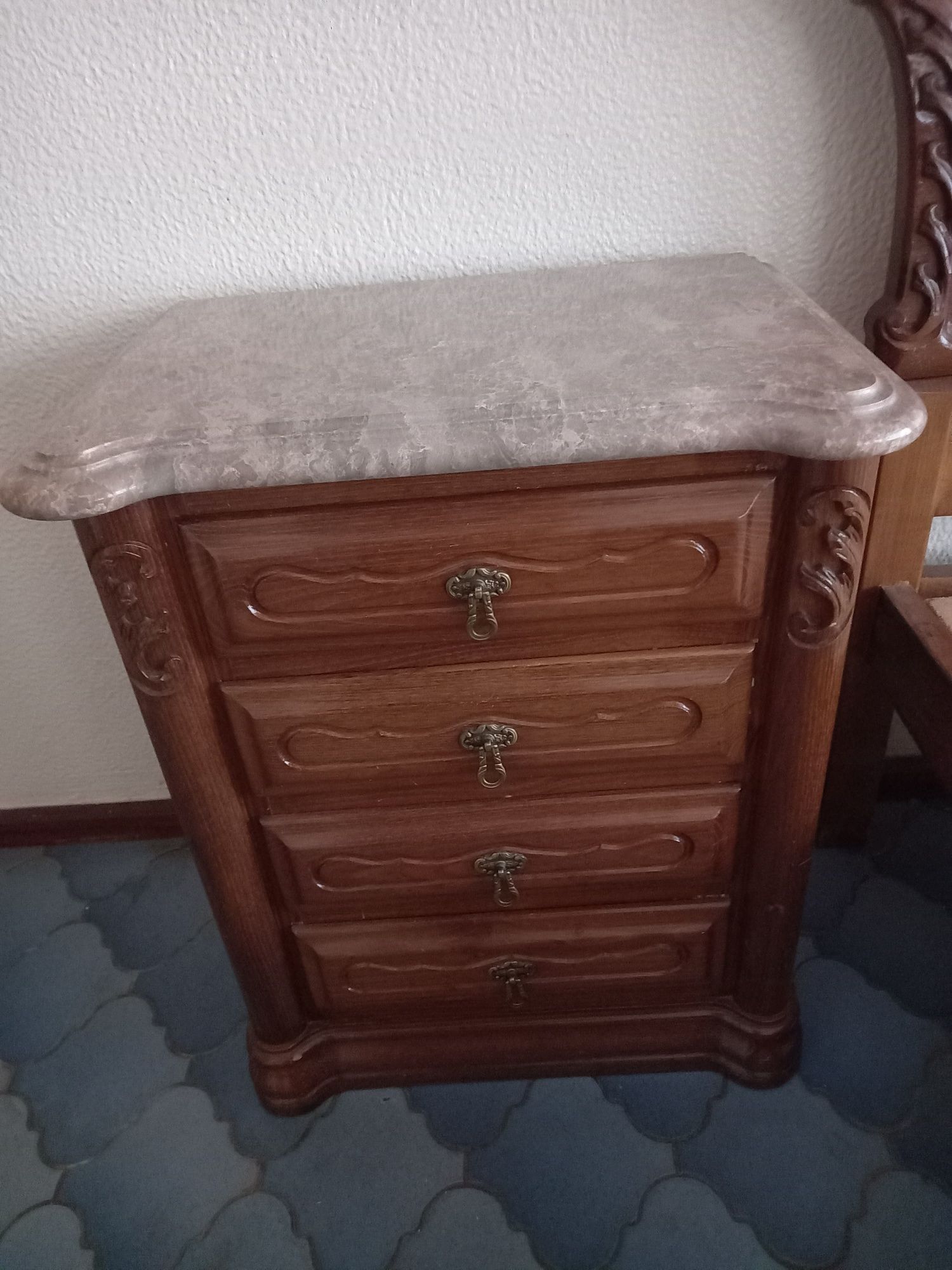 Móveis quarto com pedra mármore