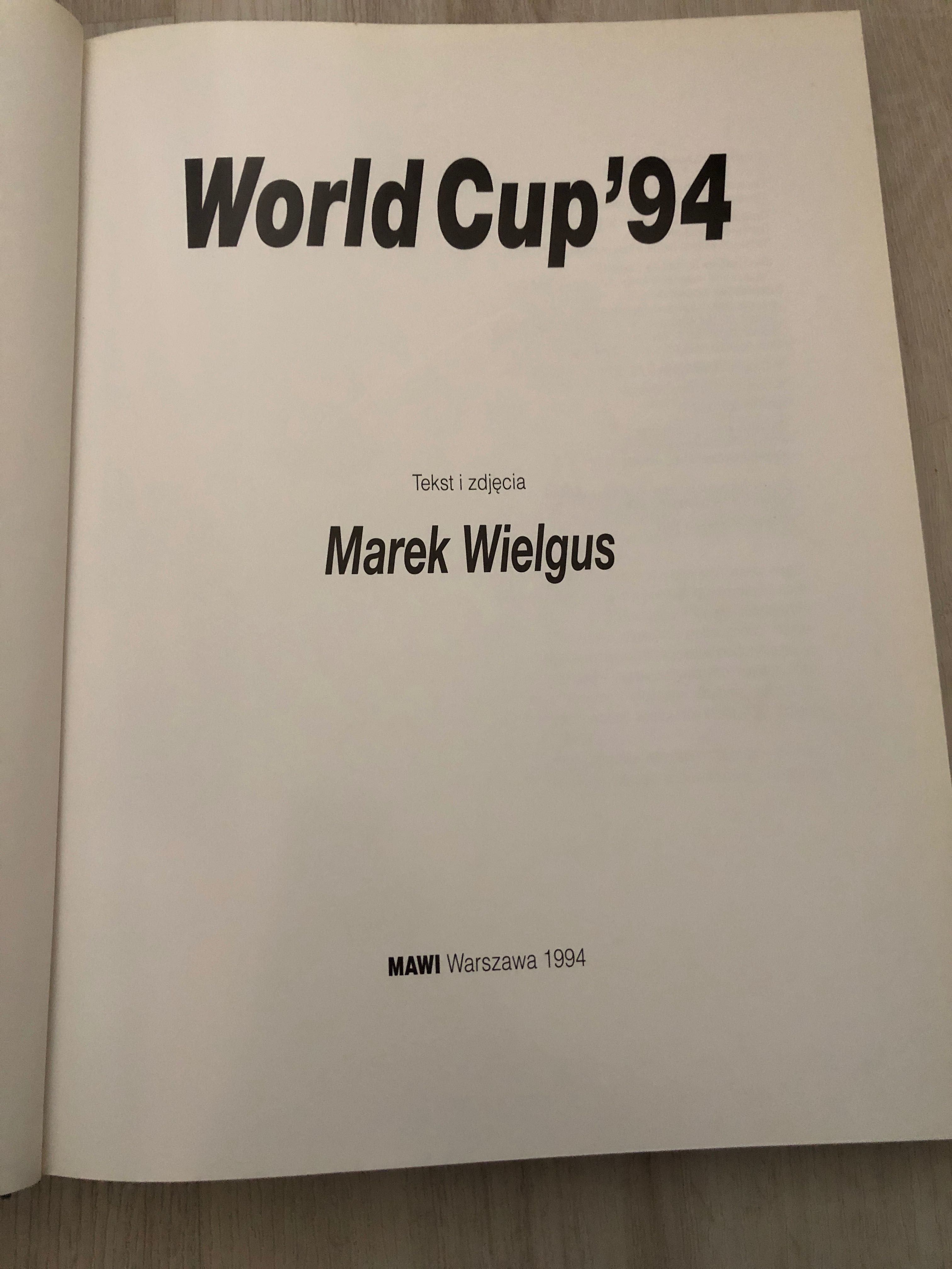 Książka World cup 1994 mundial USA