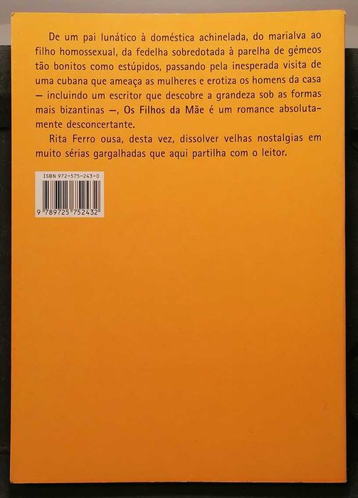 Os Filhos da Mãe, de Rita Ferro