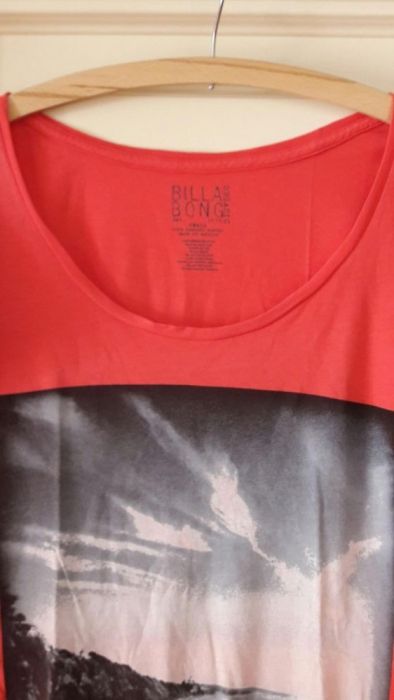 Billa Bong ultralight orange t- shirt organic cotton r XL