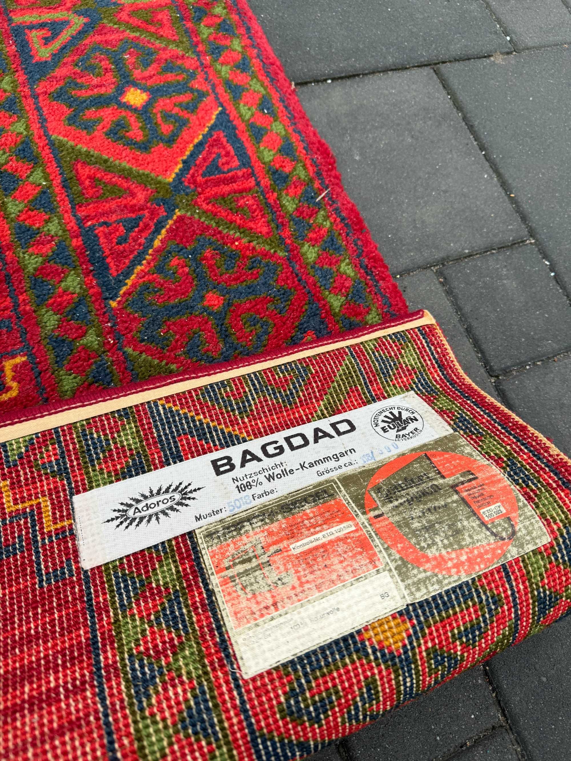 Bagdad od Adoros Duży Chodnik Wełniany 390x119