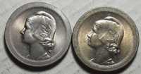 Republica 2 moedas NOVAS de 20 centavos  1920 e 1921