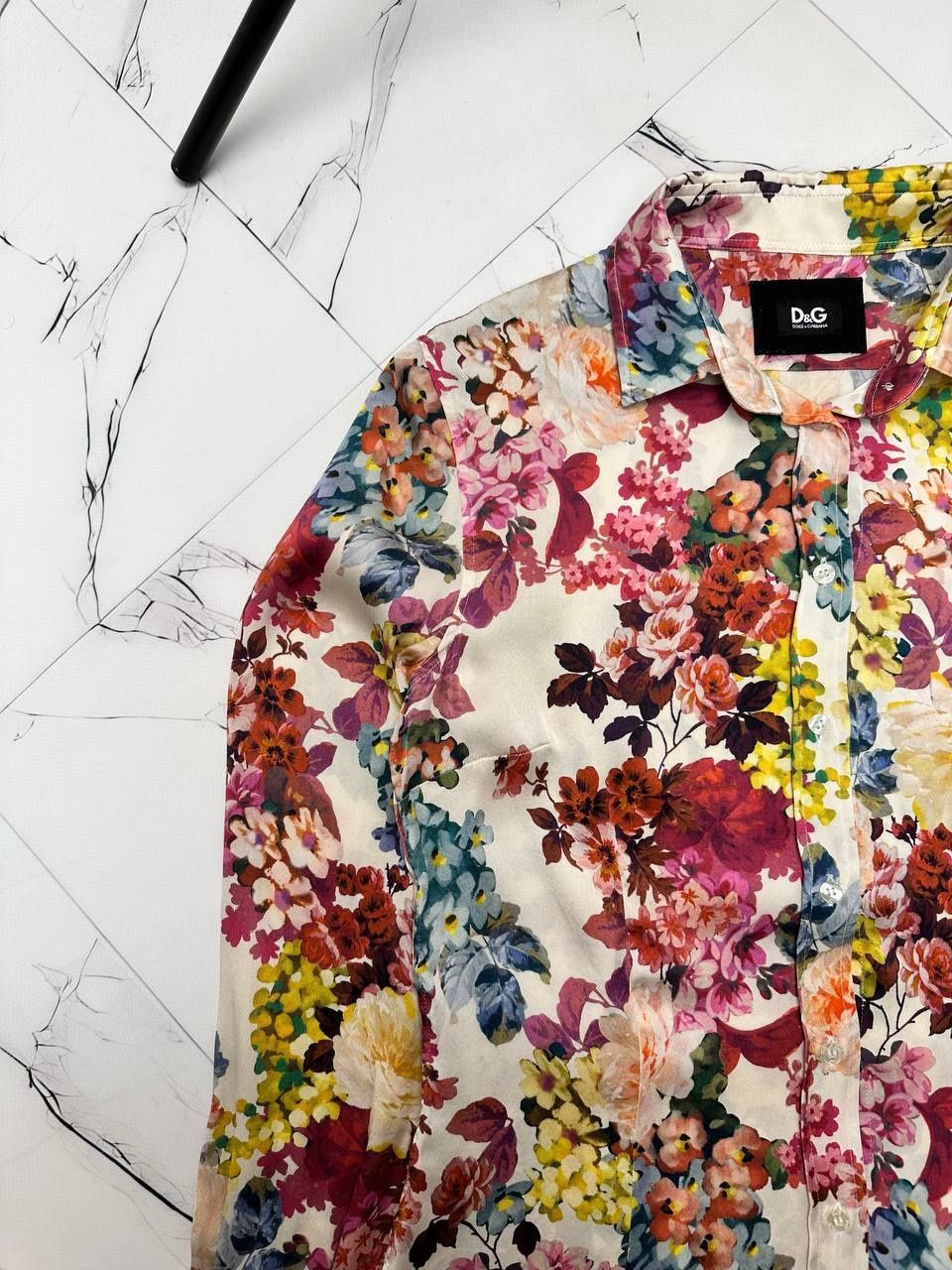 Шелковая рубашка Dolce&Gabbana шовк блуза