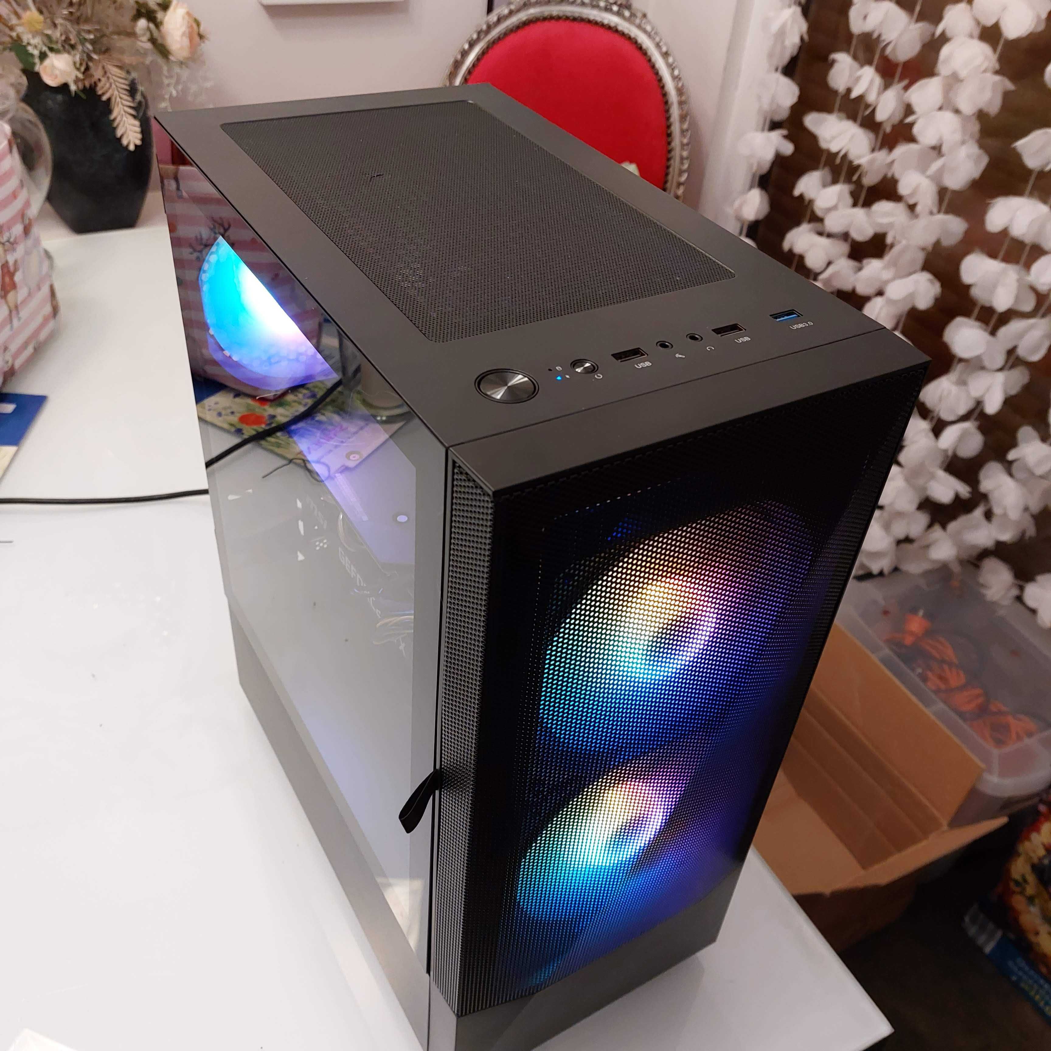 Mocny gamingowy komputer i5-10400f RTX 3060ti 16gb ram 512 SSD