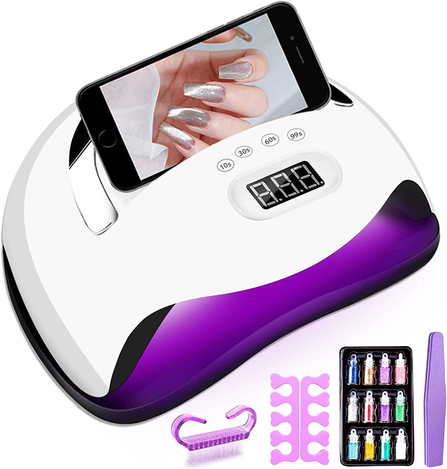 Catalisador Led 168W Unhas de Gel