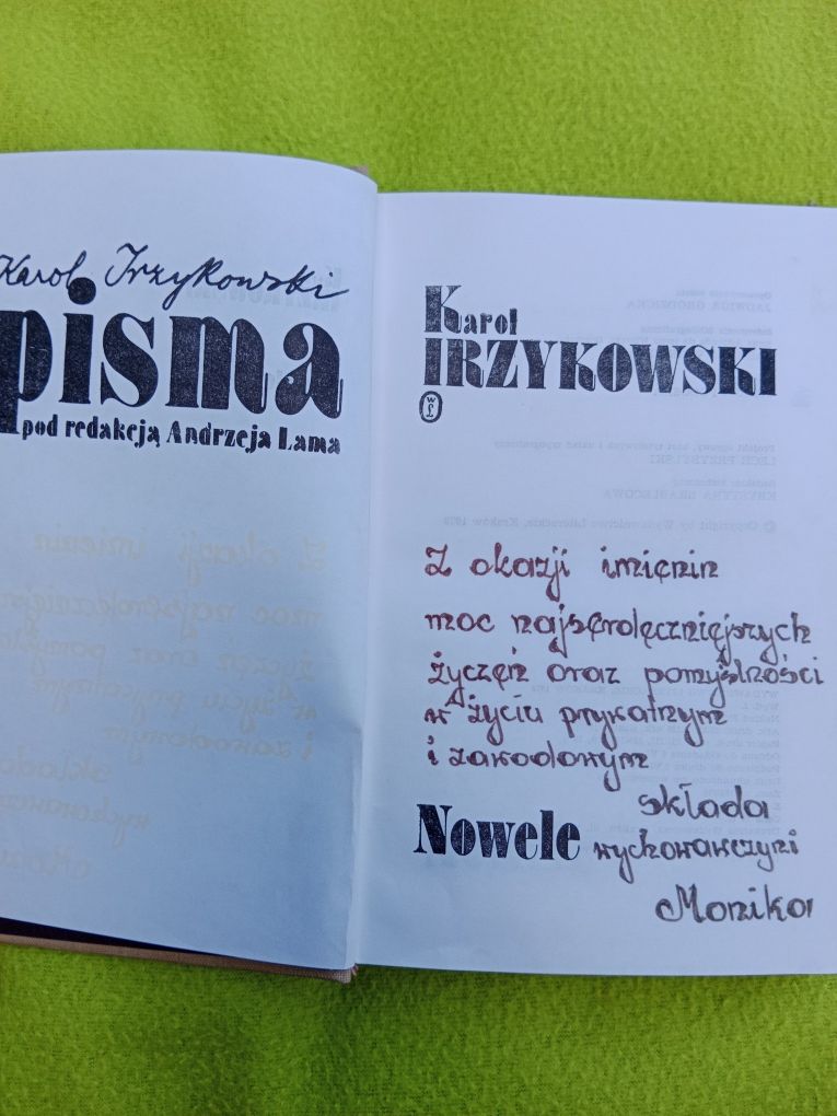 Nowele Karol Irzykowski