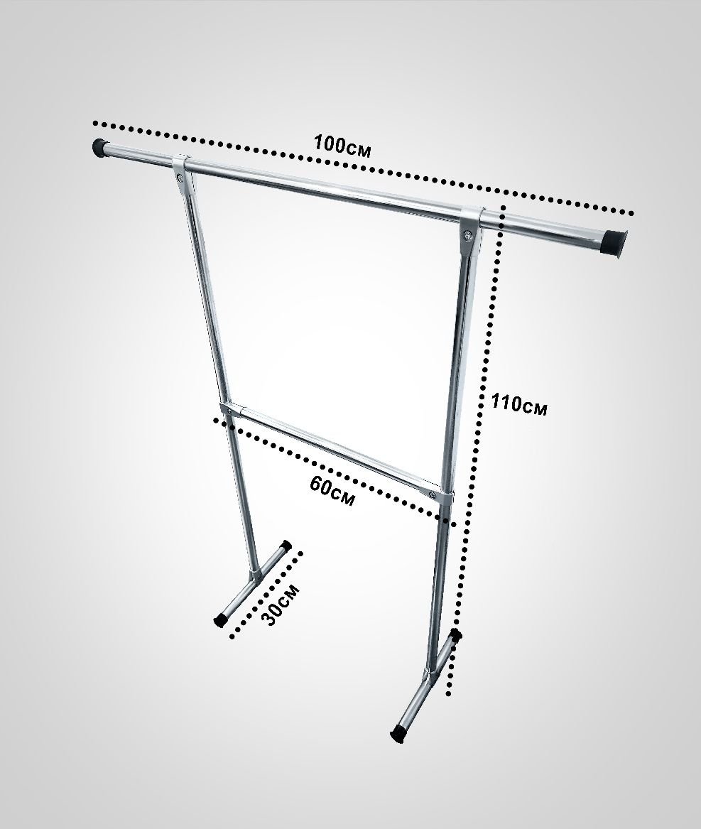 Вішалка для одягу, металева стійка