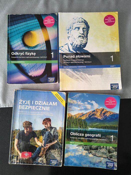 Podręczniki kl 1 liceum