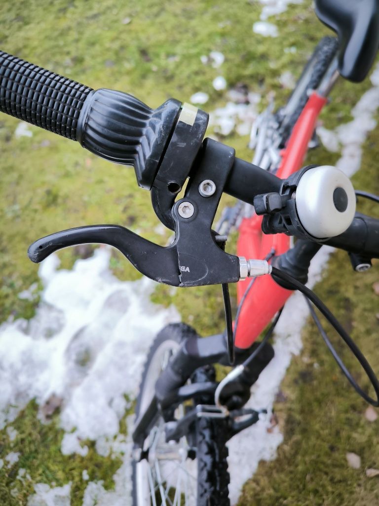 Rower  dziecięcy, czerwony, chłopięcy górski  20"